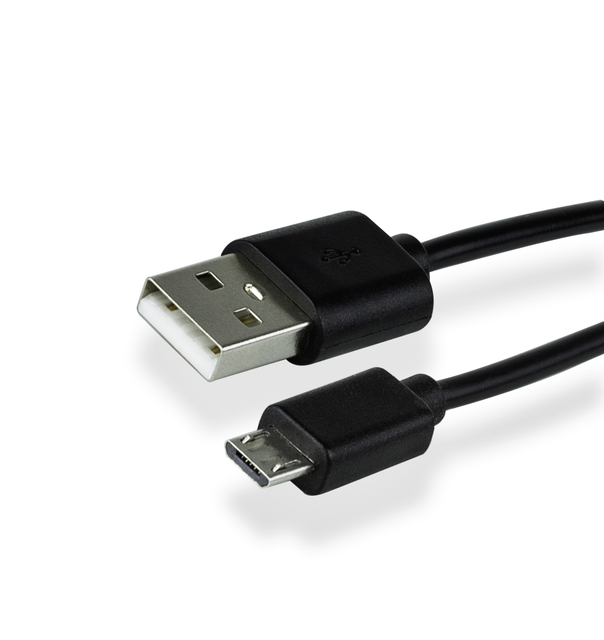 Kabel Green Mouse USB Micro-A 2.0 2 meter zwart