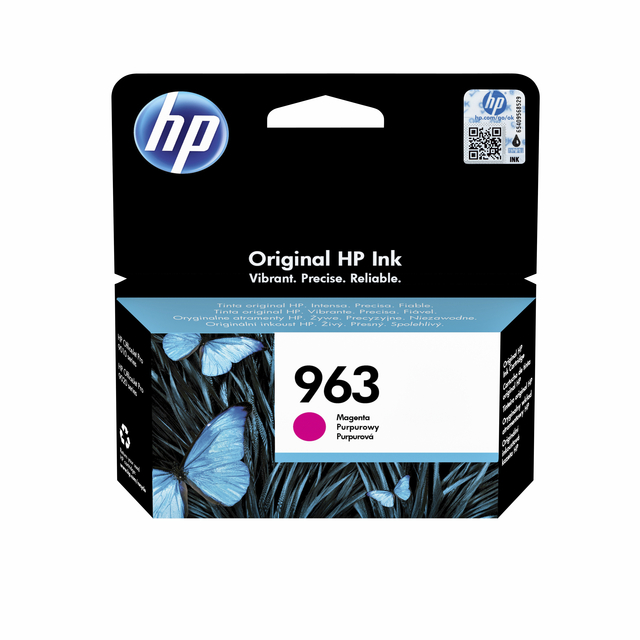 Inktcartridge HP 3JA24AE 963 rood