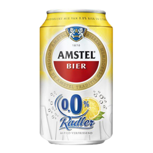 Bier Amstel Radler 0.0% blik 330ml