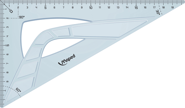 Tekendriehoek Maped 21cm 60 graden