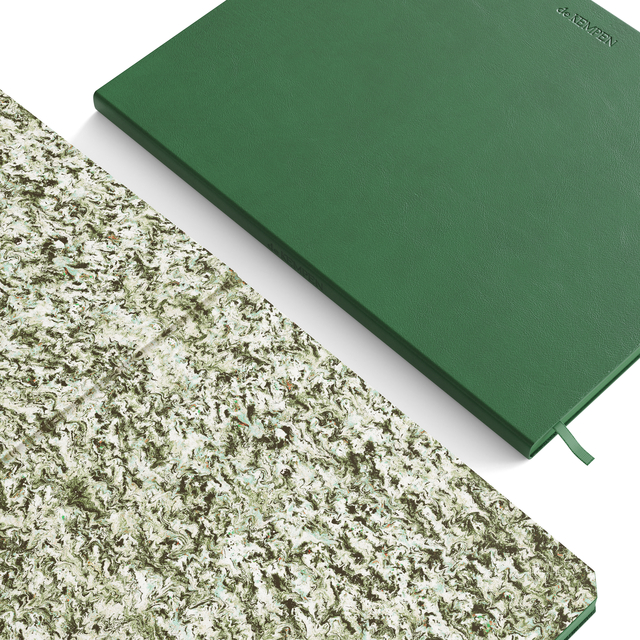 Notitieboek de KEMPEN Origin 171x220mm blanco 192 pagina's 90gr groen