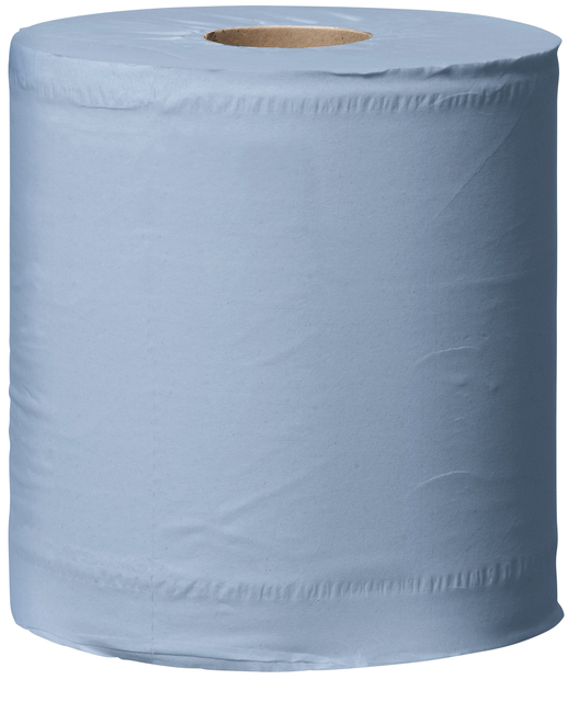 Poetspapier Tork Wiping Plus M2 Centerfeed 2-laags 157m blauw 128207