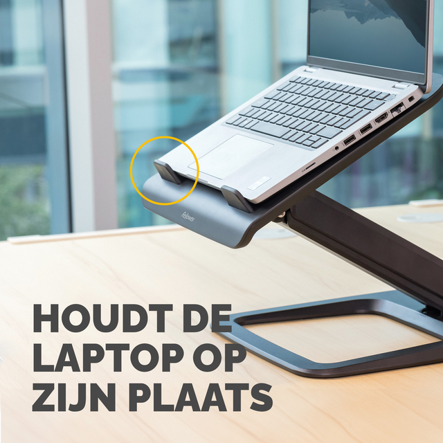 Laptopstandaard Fellowes Hana LT zwart