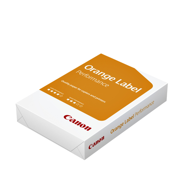 Kopieerpapier Canon Orange Label Performance A4 80gr wit 500 vel