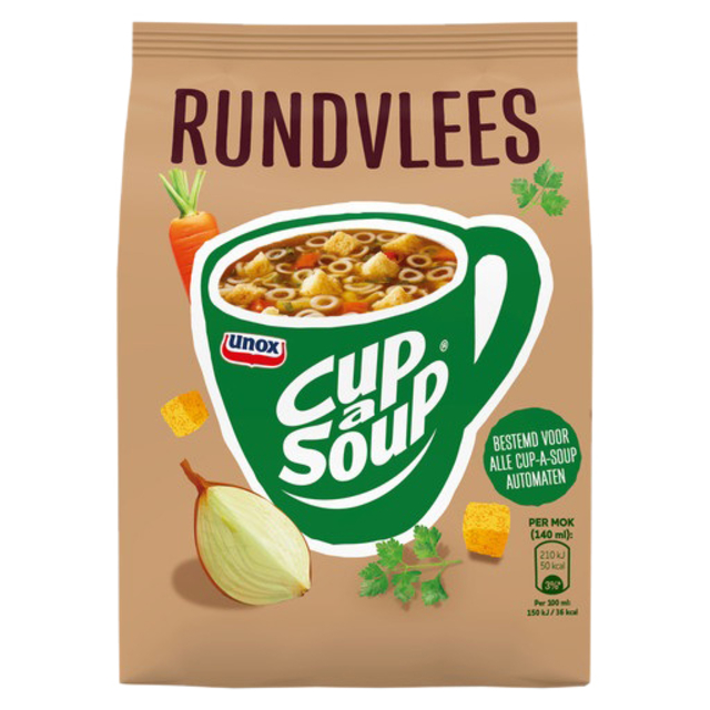 Cup-a-Soup Unox machinezak rundvlees 140ml