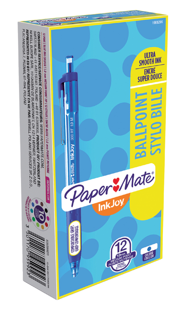 Balpen Paper Mate Inkjoy 300RT medium blauw