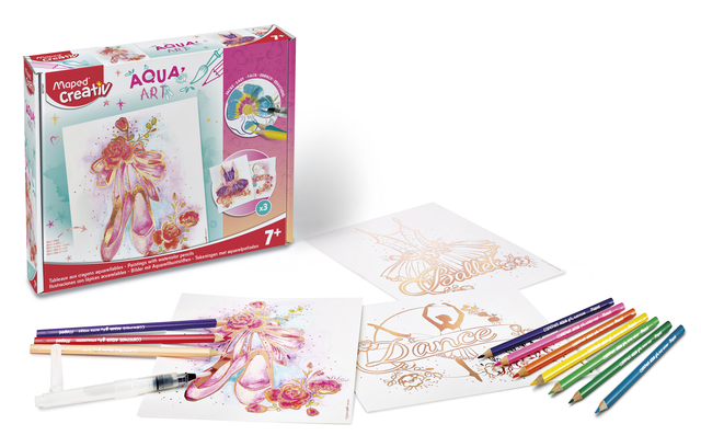 Hobbyset Maped Creativ Aqua'Art ballet 14-delig assorti