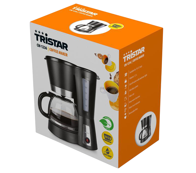 Koffiezetapparaat Tristar CM-1236 1,2L 900W zwart