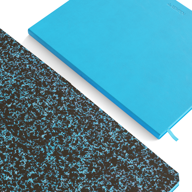 Notitieboek de KEMPEN Limitless 110x160mm blanco 160 pagina's 90gr felblauw