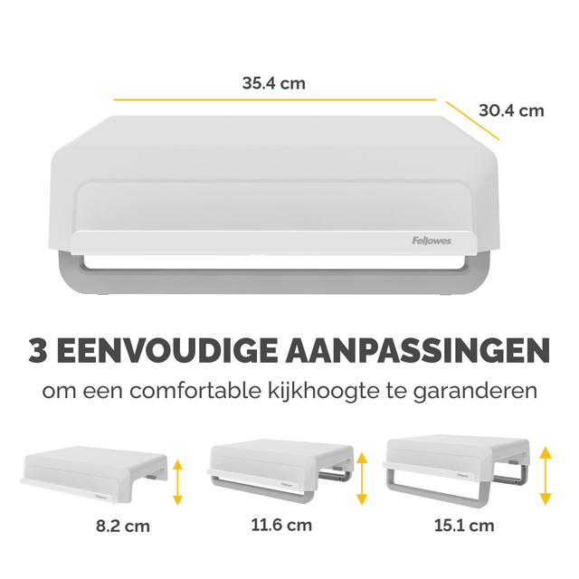 Monitorstandaard Fellowes Breyta wit