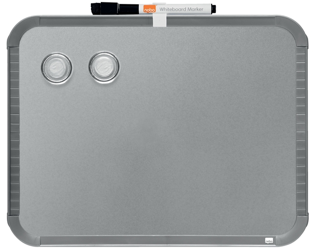 Whiteboard Nobo Slim Line 22x28cm zilver