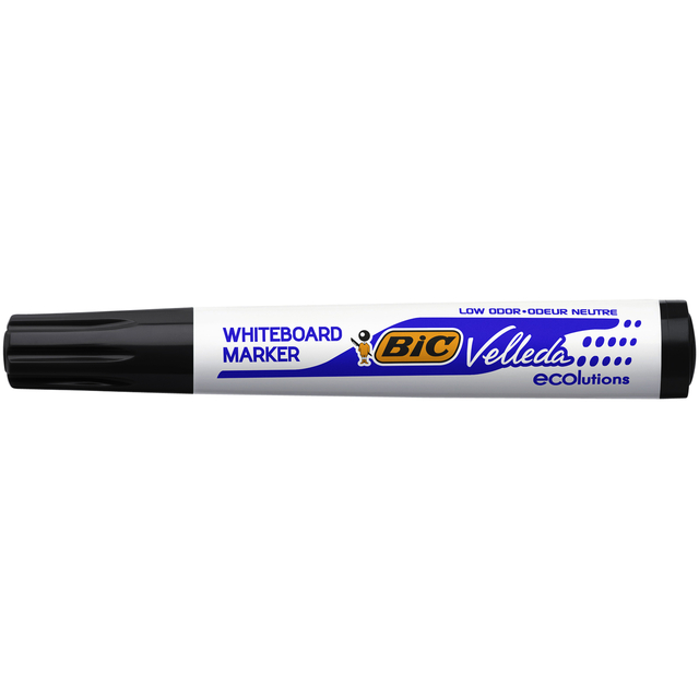 Viltstift Bic Velleda 1701 whiteboard rond large zwart