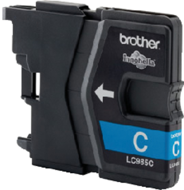 Inktcartridge Brother LC-985C blauw