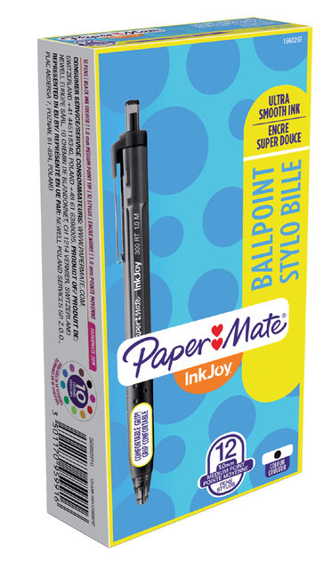 Balpen Paper Mate Inkjoy 300RT medium zwart