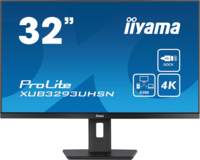 iiyama ProLite XUB3293UHSN-B5 computer monitor 80 cm (31.5") 3840 x 2160 Pixels 4K Ultra HD LCD Zwart OPEN BOX