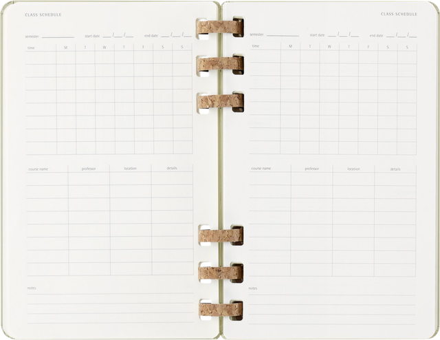 Agenda 2024/2025 Moleskine 12M Academic planner 7dagen/2pagina's large hc crush kiwi