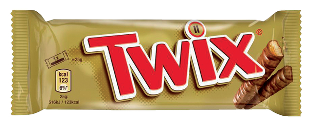 Mars chocolade snacks twix (verpakking 25 stuks) - Goedkoop eten