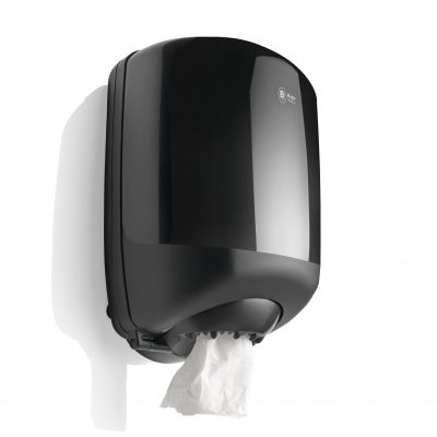 BlackSatino poetsroldispenser zwart