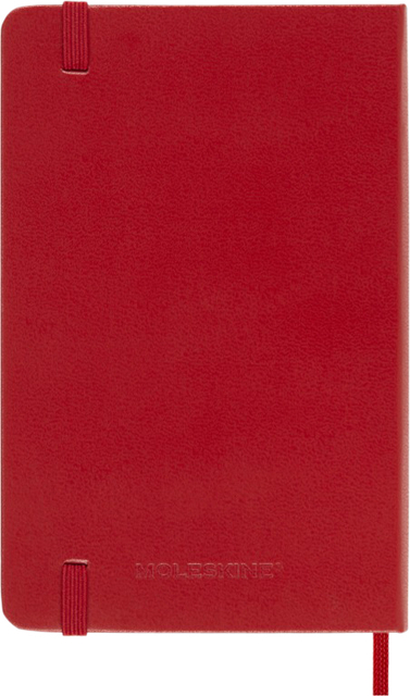 Agenda 2025 Moleskine 12M Planner Weekly 7dagen/1pagina pocket hc scarlet red