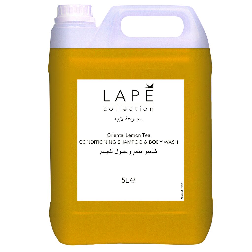 Lape Shampoo en Douchegel Oosterse Citroenthee doos 2x5ltr