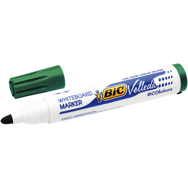 Viltstift Bic Velleda 1701 whiteboard rond large groen