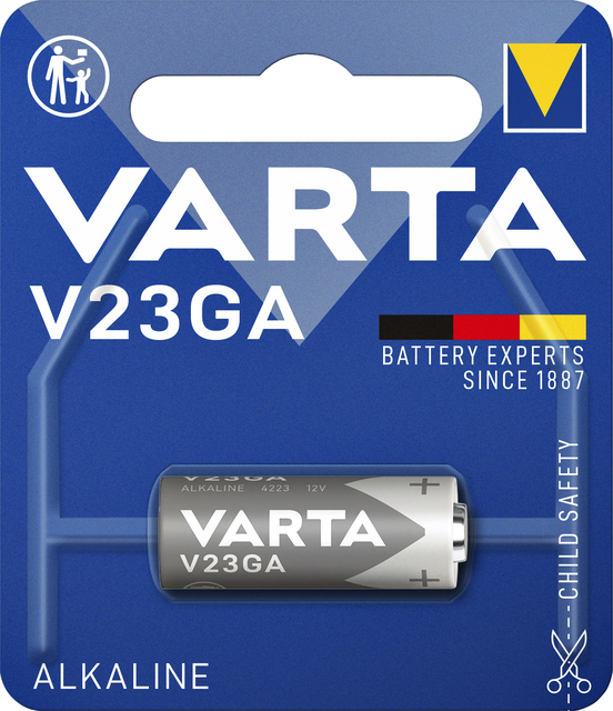 Batterij Varta V23GA alkaline blister à 1stuk