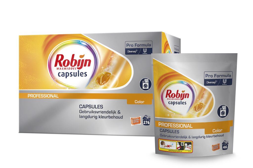 Robijn wasmiddel capsules color doos 6x46st