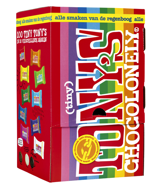 Chocolade Tony's Chocolonely tiny mix doos 100 st