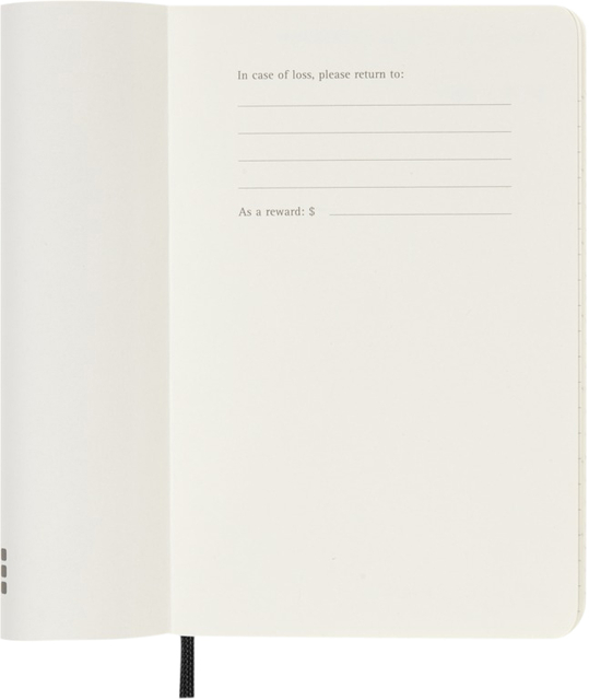 Agenda 2025 Moleskine 12M Planner Weekly 7dagen/1pagina pocket sc black