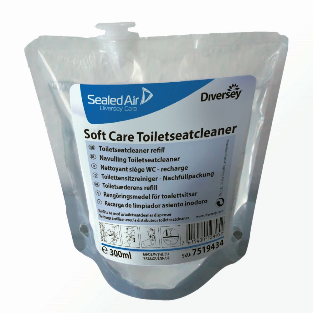 Diversey Soft Care vulling Toiletseatclaner 300ml doos 12st