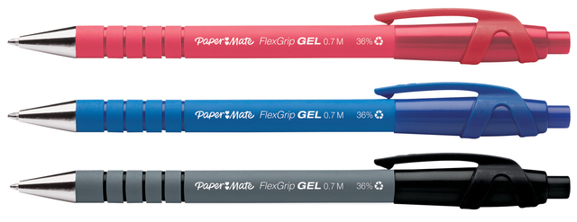 Gelschrijver Paper Mate FlexGrip medium zwart