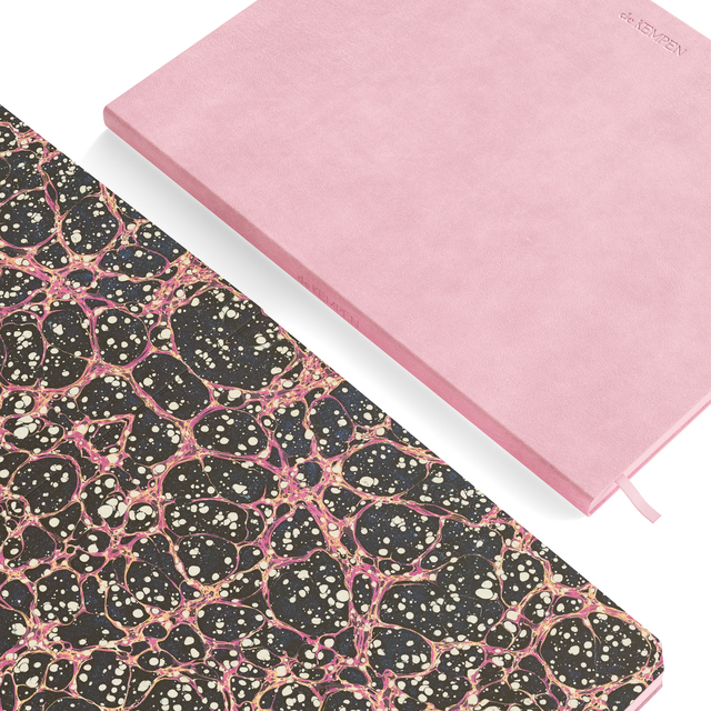 Notitieboek de KEMPEN Brut 110x160mm blanco 160 pagina's 90gr roze