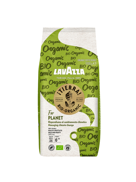 Koffie Lavazza bonen Tierra organic bio 1000gr