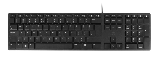 Toetsenbord HP 320K Qwerty zwart