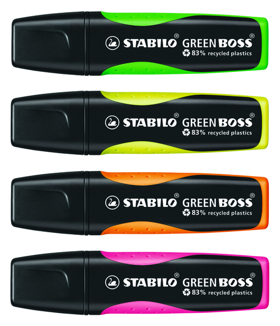 Markeerstift STABILO GREEN BOSS 6070/33 groen