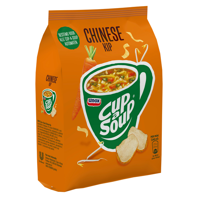 Cup-a-Soup Unox machinezak Chinese kip 140ml