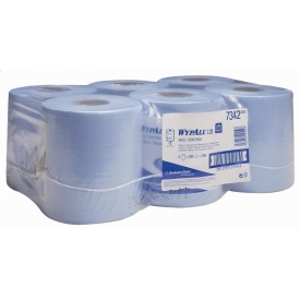 Kimberly Clark WypAll Poetsrol L10 Blauw 400vel ds 6 rollen