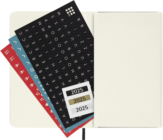 Agenda 2025 Moleskine 12M Planner Weekly 7dagen/1pagina pocket sc black