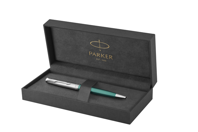 Balpen Parker Sonnet Essential sandblasted green lacquer CT medium