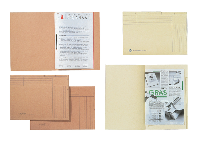 Binnenmap Djois met tabs folio beige