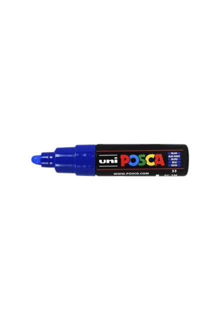 Verfstift Posca PC7M breed donkerblauw