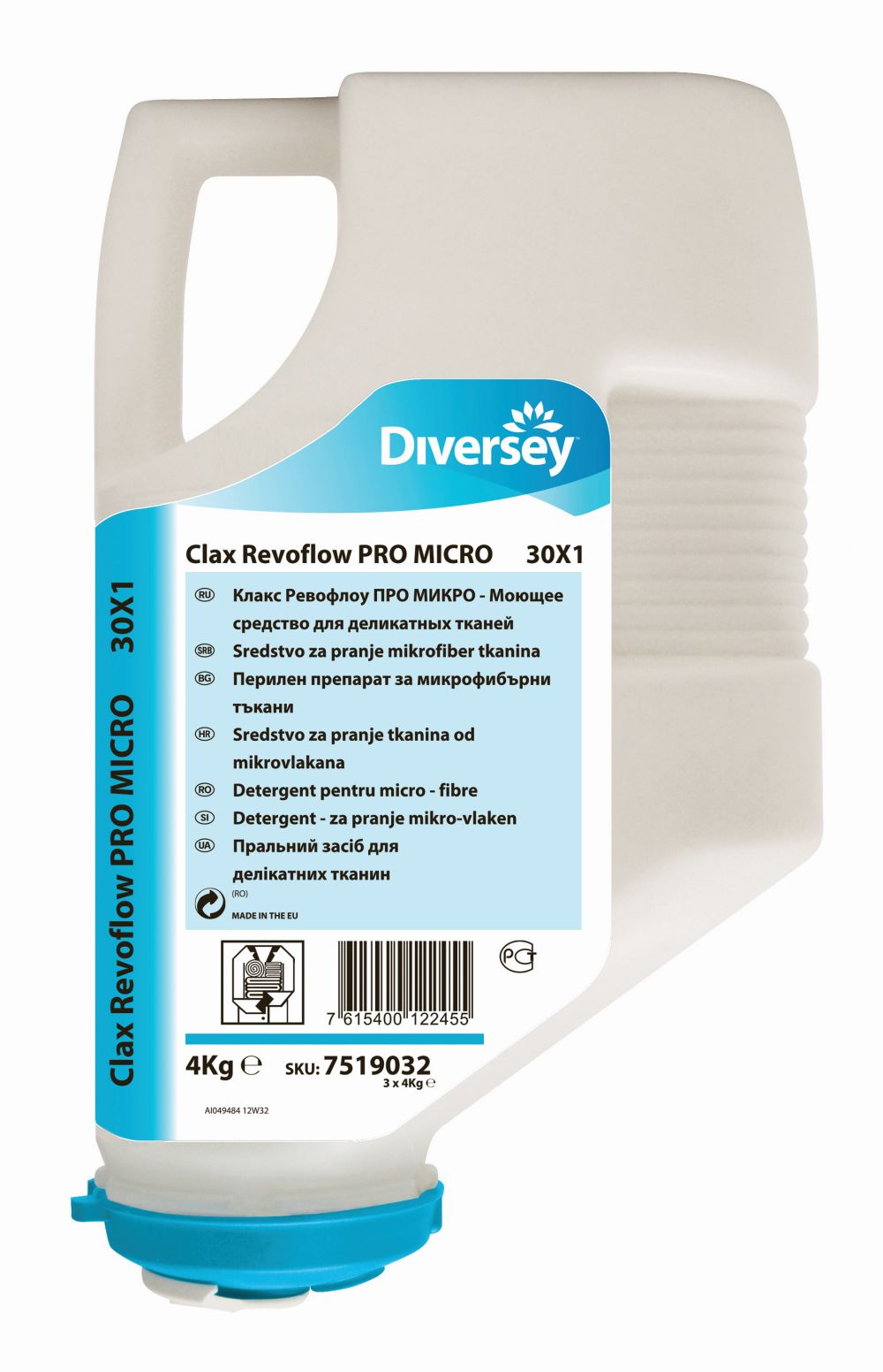 Diversey Clax Revoflow Pro Micro 30x1 4kg doos 3 stuks