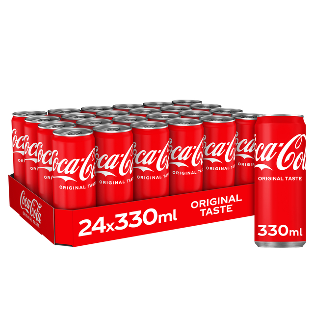 Frisdrank Coca Cola Regular blik 330ml