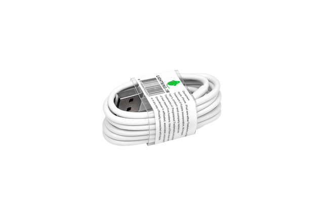 Kabel Green Mouse USB Lightning-A 1 meter wit