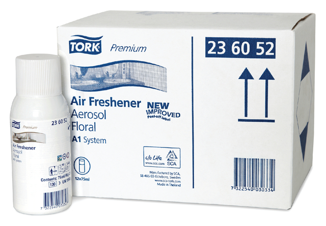 Luchtverfrisser Tork A1 spray met bloemengeur 75ml  236052