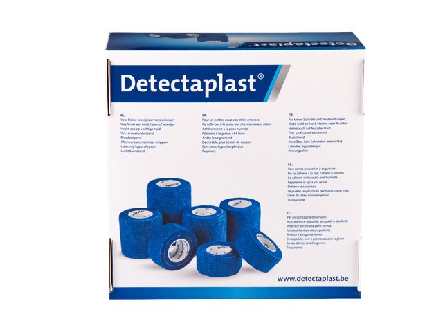 Kohesief verband blauw Detectaplast assorti 7 stuks