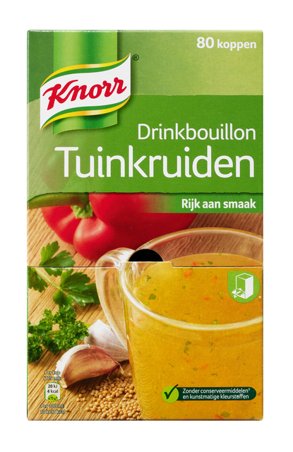 Drinkbouillon Knorr tuinkruiden 80 stuks