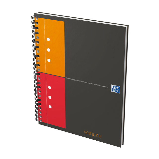 Spiraalblok Oxford International Notebook A5+ ruit 5mm