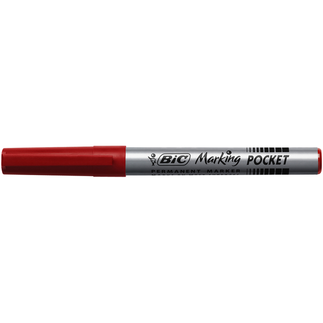 Viltstift Bic 1445 ecolutions rond fijn rood