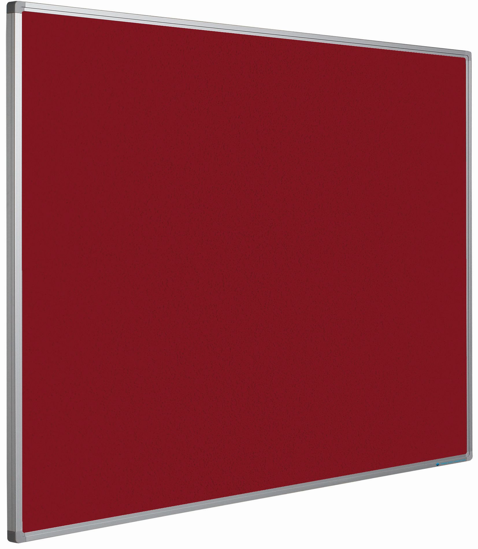 Prikbord Softline profiel 16mm, bulletin rood - 90x120 cm